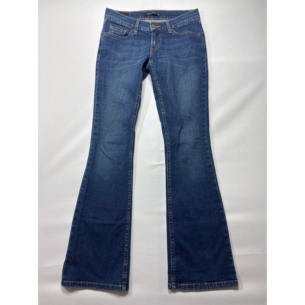 Levi's 524 Women's Too Superlow Flare Blue Jeans - Size 3 Medium (28x31.5)
